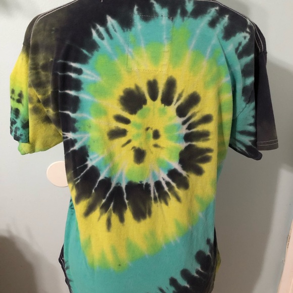 Assembly New York Tie Dye Green T shirt size small - Picture 5 of 6